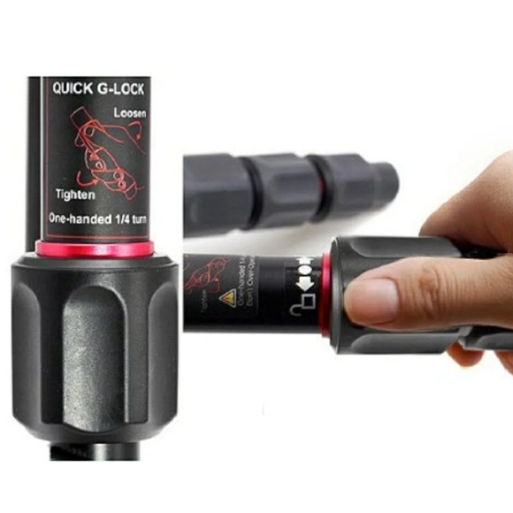 Fotopro C4i Camera Tripod In Red - Picture 13 of 15